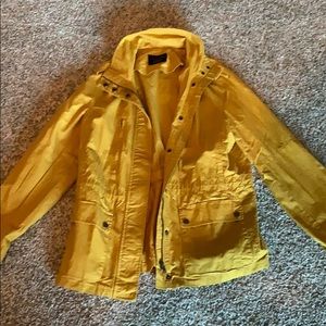 Mustard yellow utility jacket xl
